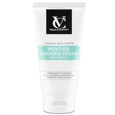 Luxury Anti Chafe Moisturising Cycling Chamois Cream Menthol Travel Size 75ml