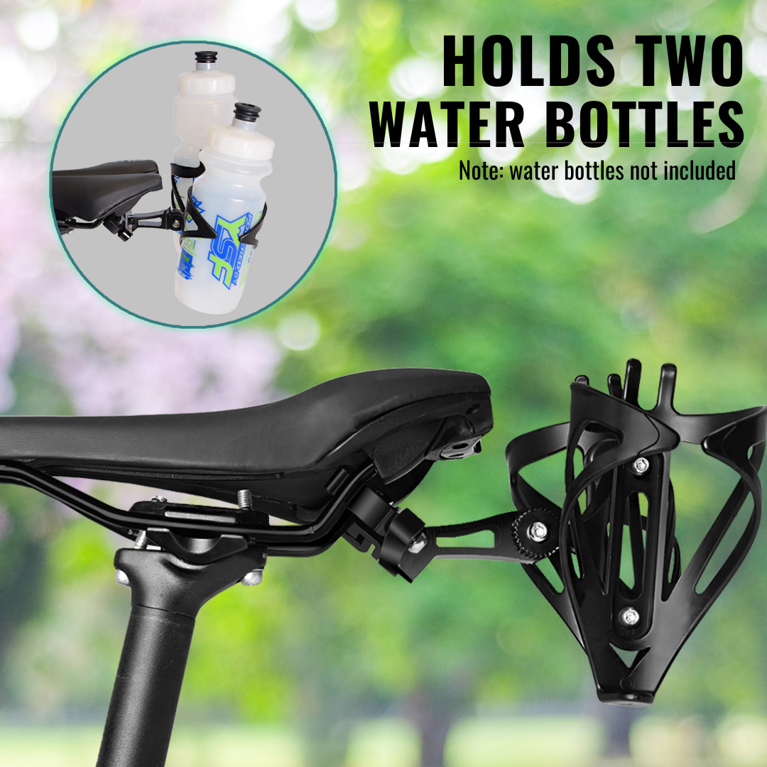 Bike double water bottle holder sale