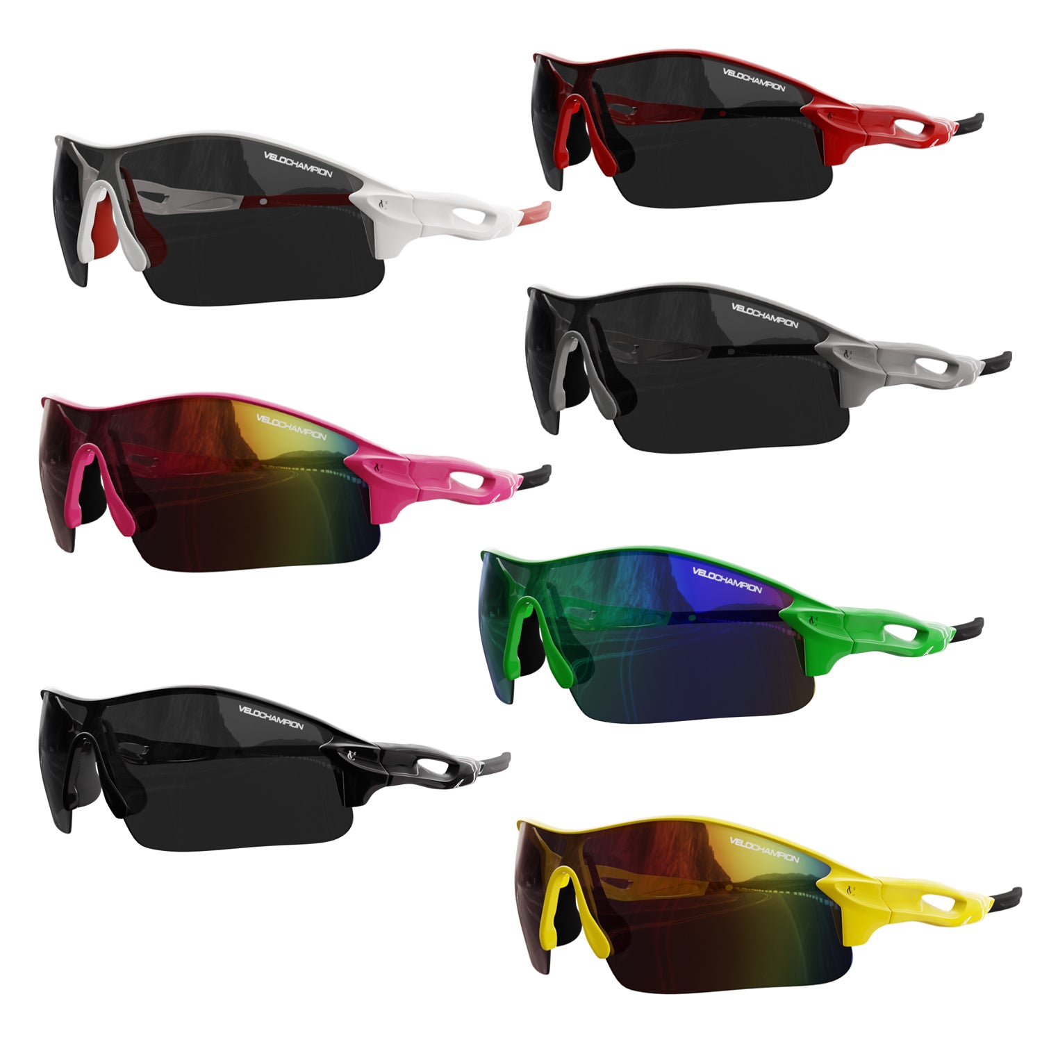 Vortex Cycling Sunglasses Bundle (Frame, 2 Lenses & Case)